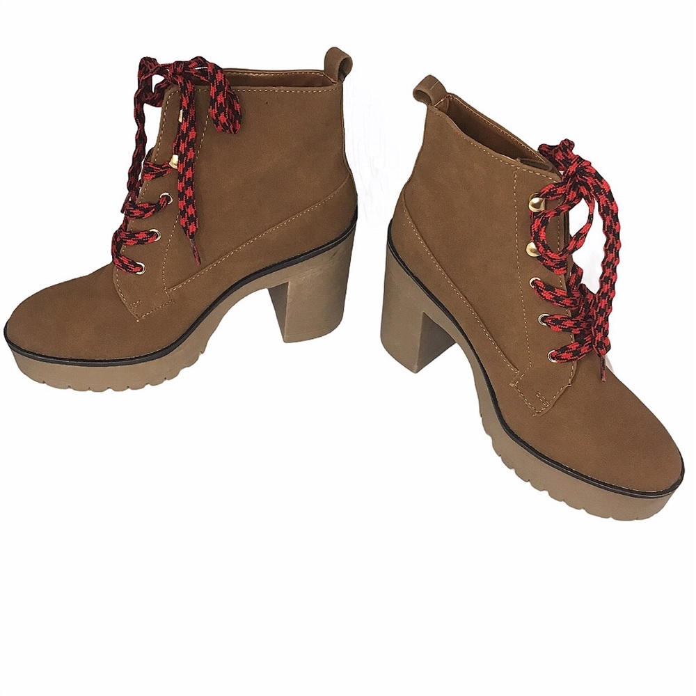 Brown Platform Booties - image 6